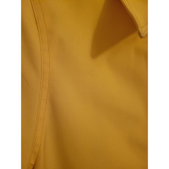 London Fog Maincoats Weatherwear Belted Trench Coat Yellow Womens Size 6 Regular - Picture 9 of 12